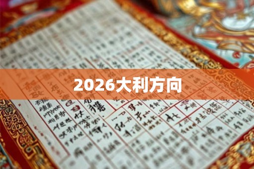 2026大利方向