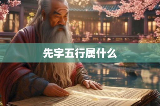 先字五行属什么