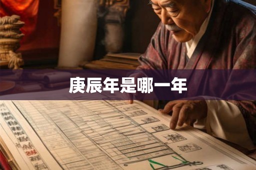 庚辰年是哪一年 庚辰年是哪一年