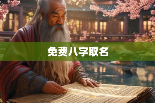 免费八字取名 免费八字取名