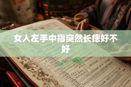 女人左手中指突然长痣好不好