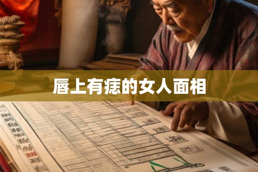 唇上有痣的女人面相