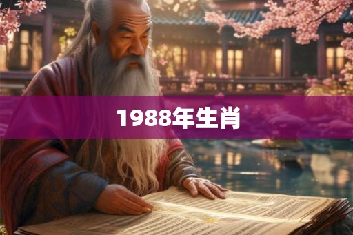 1988年生肖
