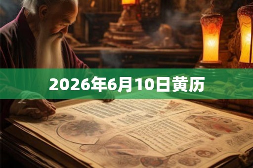 2026年6月10日黄历