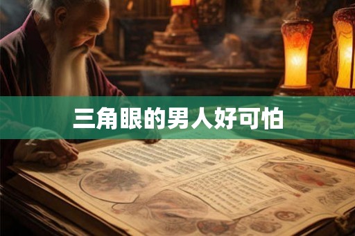 三角眼的男人好可怕
