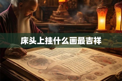 床头上挂什么画最吉祥
