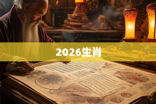 2026生肖