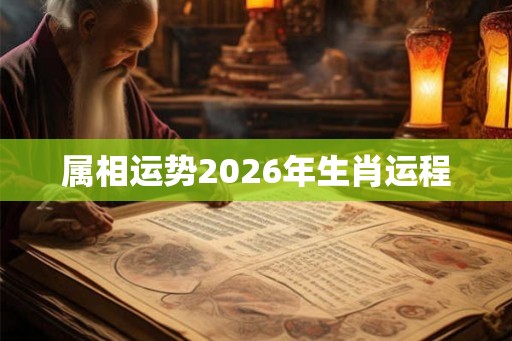 属相运势2026年生肖运程