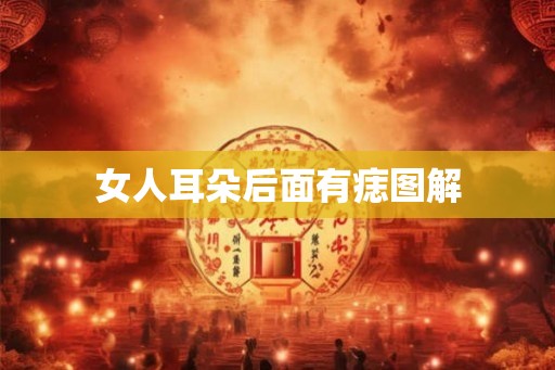 女人耳朵后面有痣图解