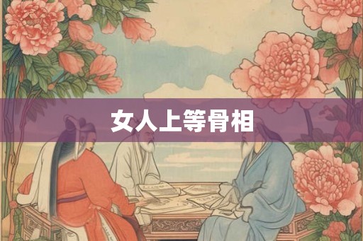 女人上等骨相 女人上等骨相