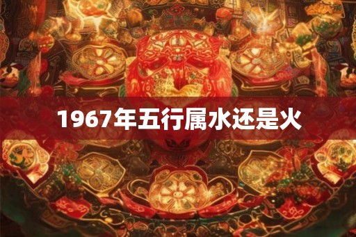1967年五行属水还是火