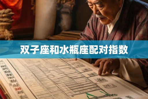 双子座和水瓶座配对指数