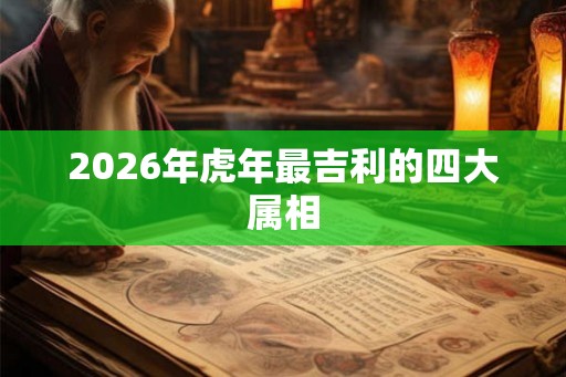2026年虎年最吉利的四大属相