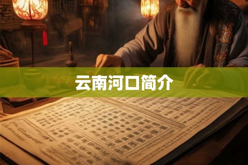 云南河口简介