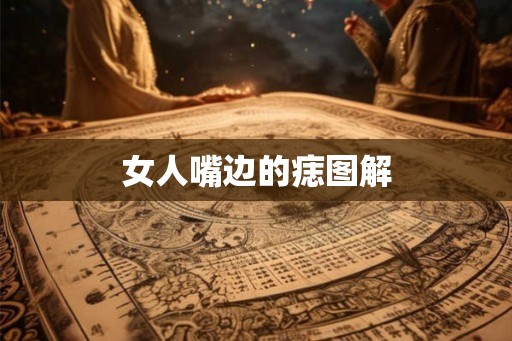 女人嘴边的痣图解