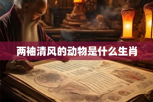 两袖清风的动物是什么生肖