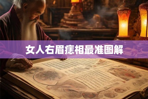 女人右眉痣相最准图解
