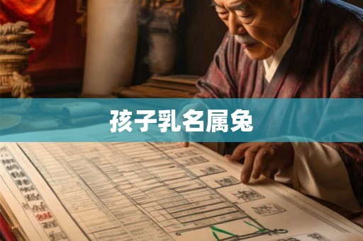孩子乳名属兔