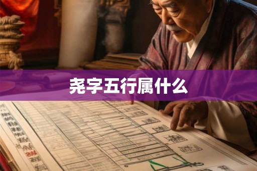 尧字五行属什么