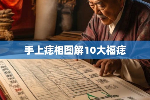 手上痣相图解10大福痣