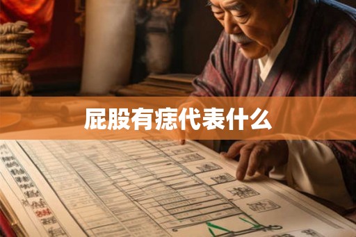 屁股有痣代表什么