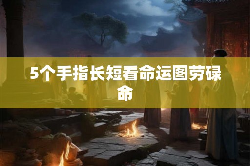 5个手指长短看命运图劳碌命