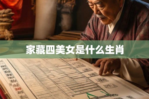 家藏四美女是什么生肖
