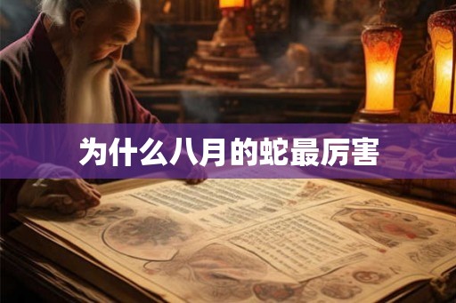 为什么八月的蛇最厉害