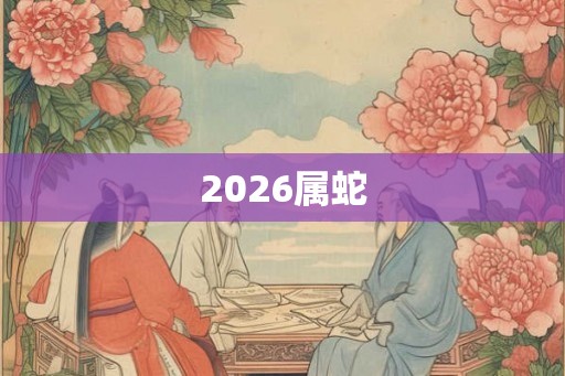 2026属蛇