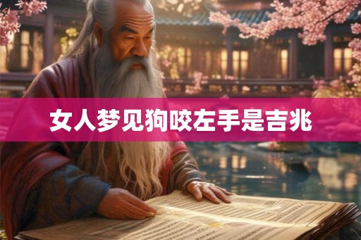 女人梦见狗咬左手是吉兆