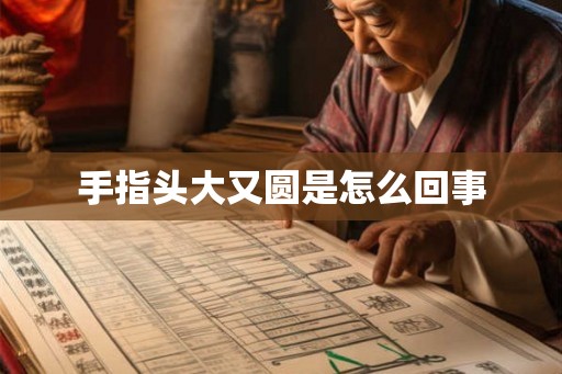 手指头大又圆是怎么回事