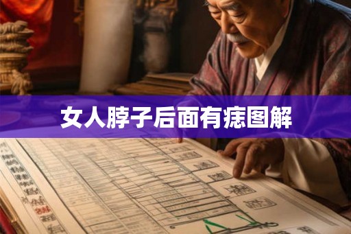 女人脖子后面有痣图解