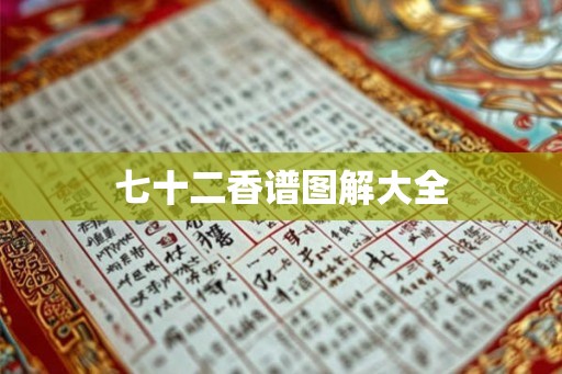 七十二香谱图解大全