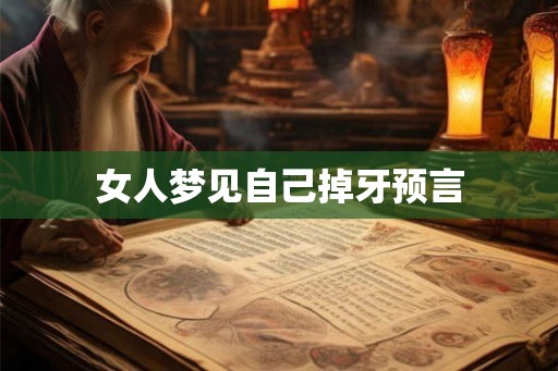 女人梦见自己掉牙预言