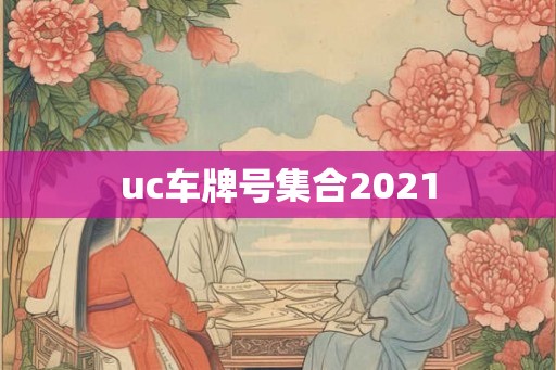 uc车牌号集合2021