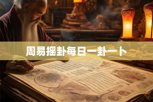 周易摇卦每日一卦一卜