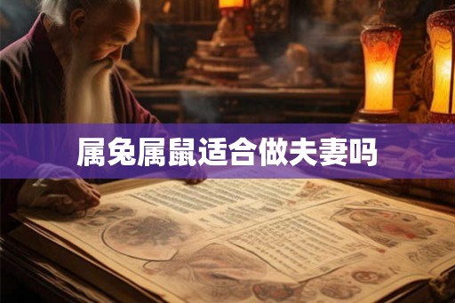 属兔属鼠适合做夫妻吗
