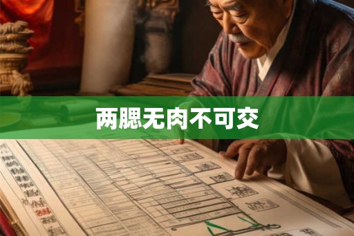 两腮无肉不可交