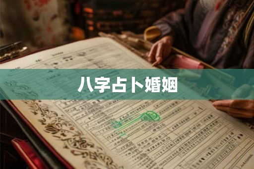 八字占卜婚姻