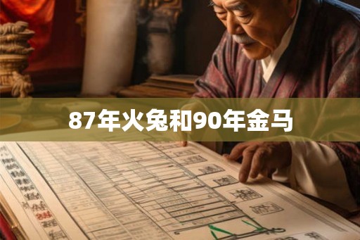87年火兔和90年金马