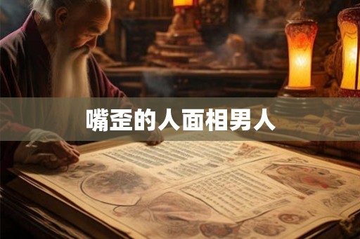 嘴歪的人面相男人