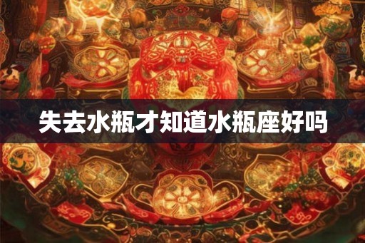 失去水瓶才知道水瓶座好吗