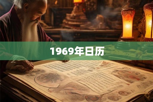 1969年日历