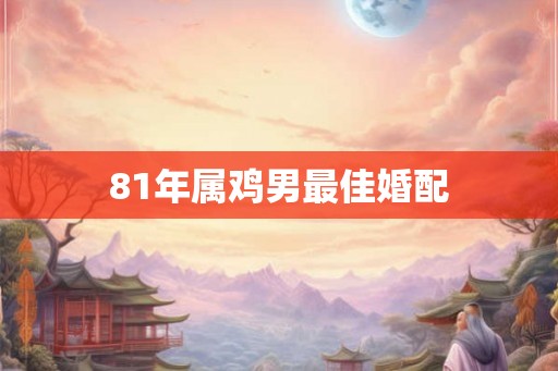 81年属鸡男最佳婚配