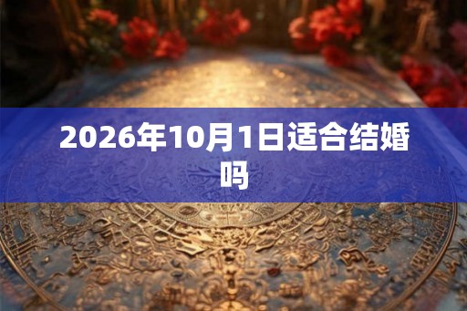 2026年10月1日适合结婚吗 2026年10月1日适合结婚吗