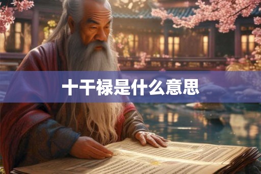 十干禄是什么意思