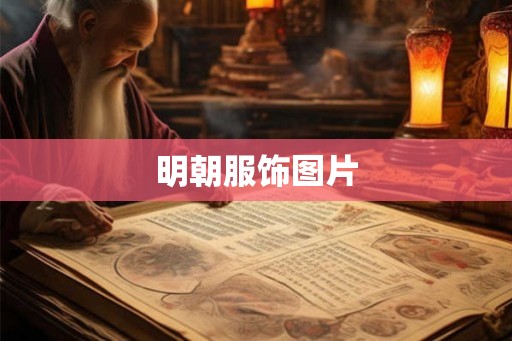 明朝服饰图片