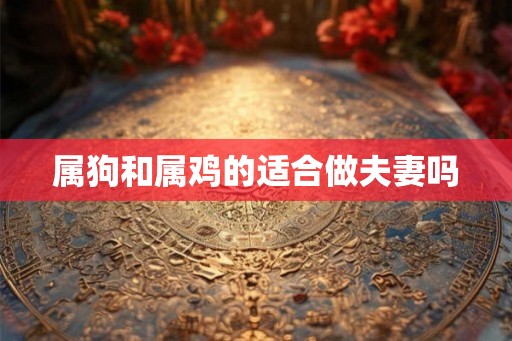 属狗和属鸡的适合做夫妻吗