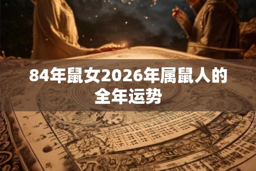 84年鼠女2026年属鼠人的全年运势