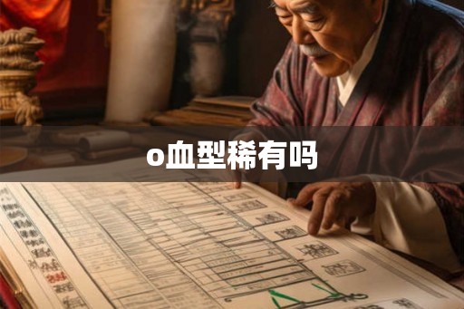 o血型稀有吗